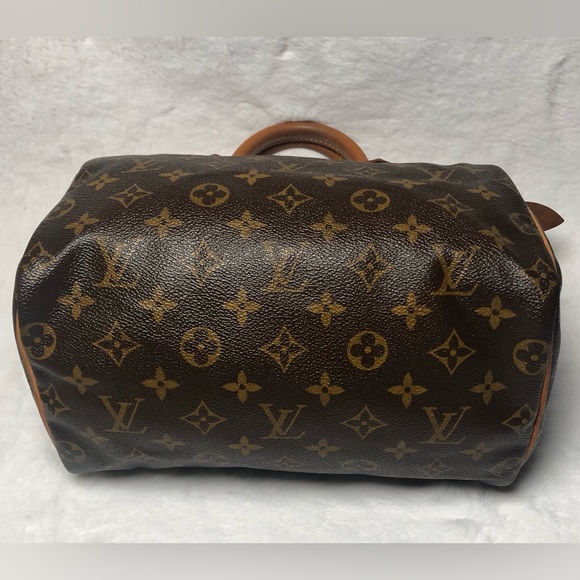Louis Vuitton Monogram Speedy 25 w/Dust Bag,2Twillys,Lock/Key:Date Code(TH1917) - Picture 6 of 15